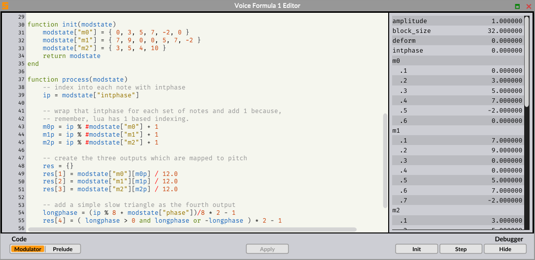 Illustration 55: Formula modulator