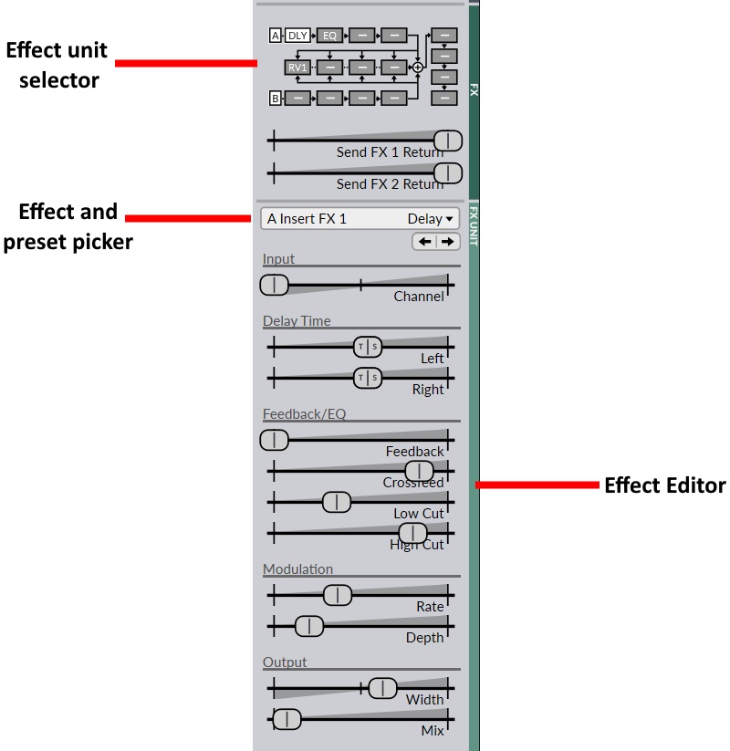 Illustration 57: Effects section